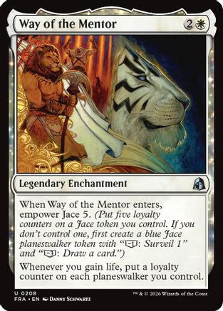 Way of the Mentor (FRA-208) [Reality Fracture] Foil MTG Single Wizards of the Coast