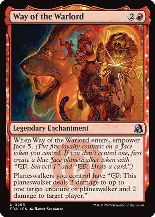 Way of the Warlord (FRA-255) [Reality Fracture] Foil MTG Single Wizards of the Coast
