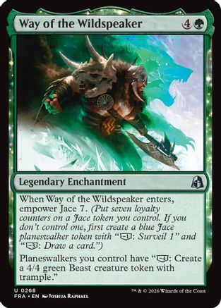 Way of the Wildspeaker (FRA-268) [Reality Fracture] Foil MTG Single Wizards of the Coast