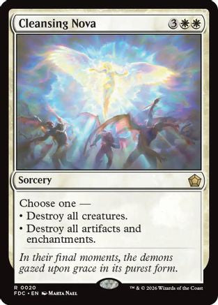 Cleansing Nova (FDC-020) [Commander: Foundations] MTG Single Wizards of the Coast