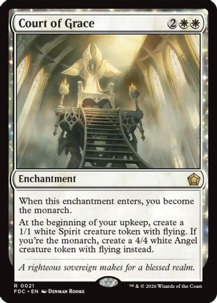 Court of Grace (FDC-021) [Commander: Foundations] MTG Single Wizards of the Coast