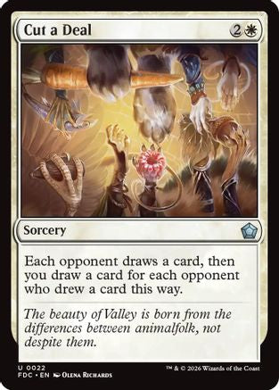 Cut a Deal (FDC-022) [Commander: Foundations] MTG Single Wizards of the Coast