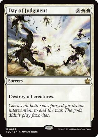 Day of Judgment (FDC-023) [Commander: Foundations] MTG Single Wizards of the Coast