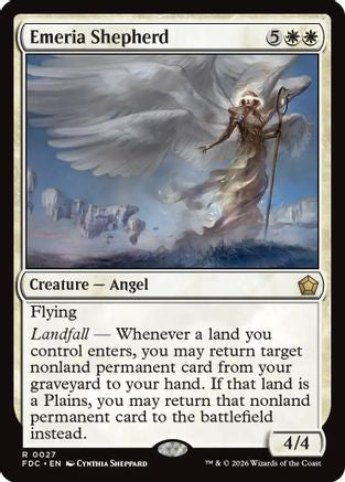 Emeria Shepherd (FDC-027) [Commander: Foundations] MTG Single Wizards of the Coast