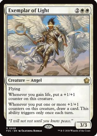 Exemplar of Light (FDC-028) [Commander: Foundations] MTG Single Wizards of the Coast