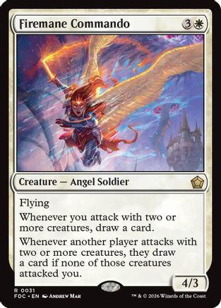 Firemane Commando (FDC-031) [Commander: Foundations] MTG Single Wizards of the Coast