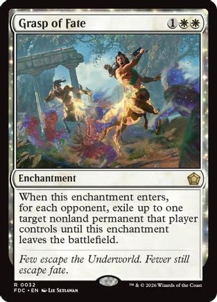 Grasp of Fate (FDC-032) [Commander: Foundations] MTG Single Wizards of the Coast