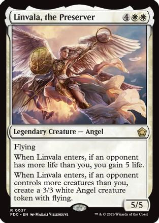 Linvala, the Preserver (FDC-037) [Commander: Foundations] MTG Single Wizards of the Coast
