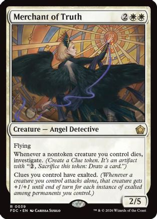 Merchant of Truth (FDC-039) [Commander: Foundations] MTG Single Wizards of the Coast