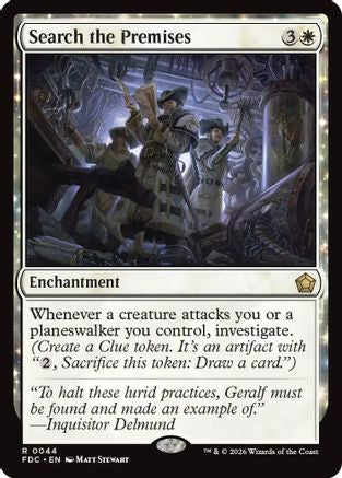 Search the Premises (FDC-044) [Commander: Foundations] MTG Single Wizards of the Coast