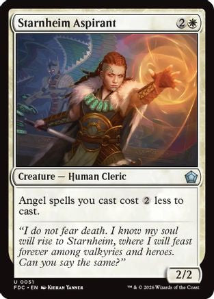 Starnheim Aspirant (FDC-051) [Commander: Foundations] MTG Single Wizards of the Coast