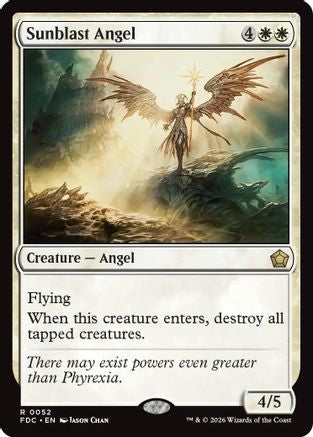 Sunblast Angel (FDC-052) [Commander: Foundations] MTG Single Wizards of the Coast