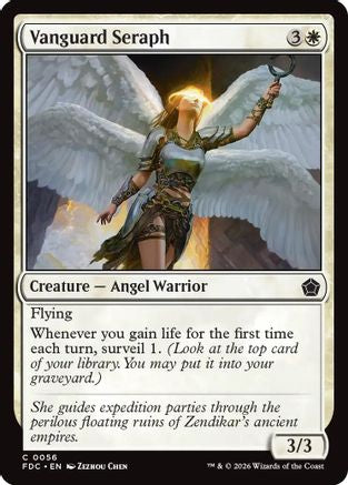 Vanguard Seraph (FDC-056) [Commander: Foundations] MTG Single Wizards of the Coast