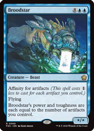 Broodstar (FDC-060) [Commander: Foundations] MTG Single Wizards of the Coast