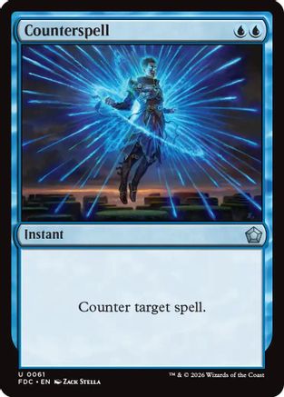 Counterspell (FDC-061) [Commander: Foundations] MTG Single Wizards of the Coast