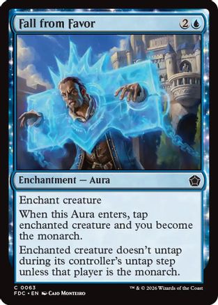 Fall from Favor (FDC-063) [Commander: Foundations] MTG Single Wizards of the Coast
