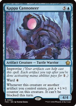 Kappa Cannoneer (FDC-064) [Commander: Foundations] MTG Single Wizards of the Coast