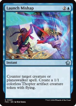 Launch Mishap (FDC-065) [Commander: Foundations] MTG Single Wizards of the Coast