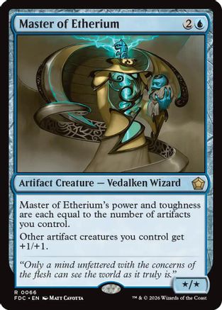 Master of Etherium (FDC-066) [Commander: Foundations] MTG Single Wizards of the Coast