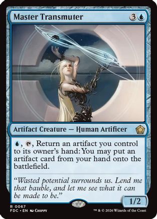 Master Transmuter (FDC-067) [Commander: Foundations] MTG Single Wizards of the Coast