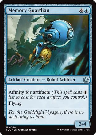 Memory Guardian (FDC-068) [Commander: Foundations] MTG Single Wizards of the Coast