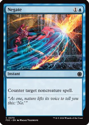 Negate (FDC-070) [Commander: Foundations] MTG Single Wizards of the Coast