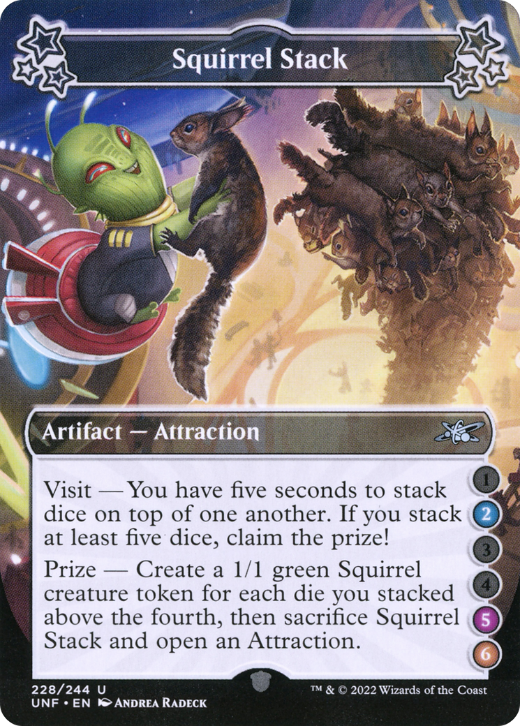 Squirrel Stack (UNF-228C) [Unfinity] Foil MTG Single Wizards of the Coast