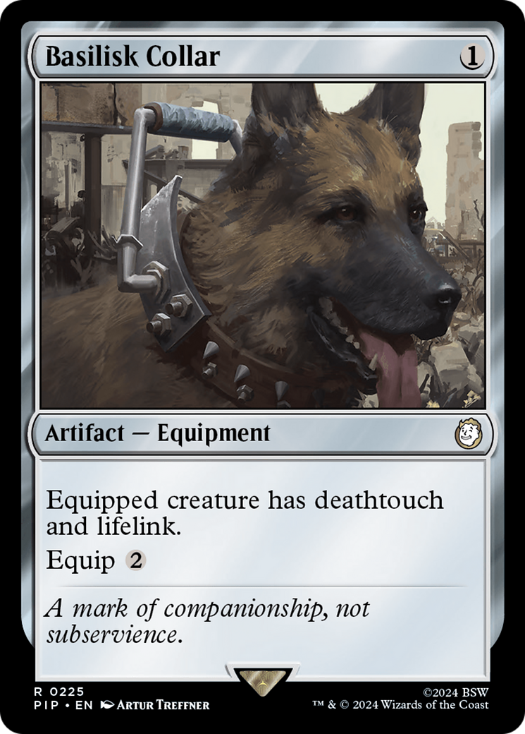 Basilisk Collar (PIP-225) [Fallout] Foil MTG Single Wizards of the Coast