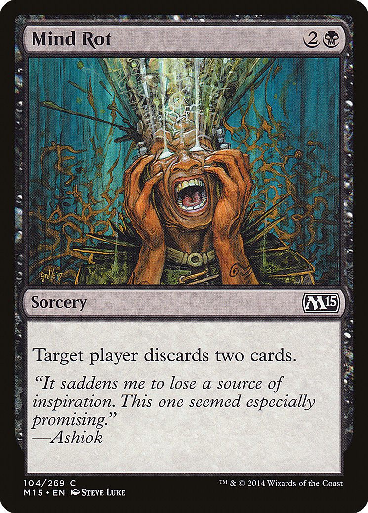 Mind Rot (M15-104) [Magic 2015] MTG Single Wizards of the Coast