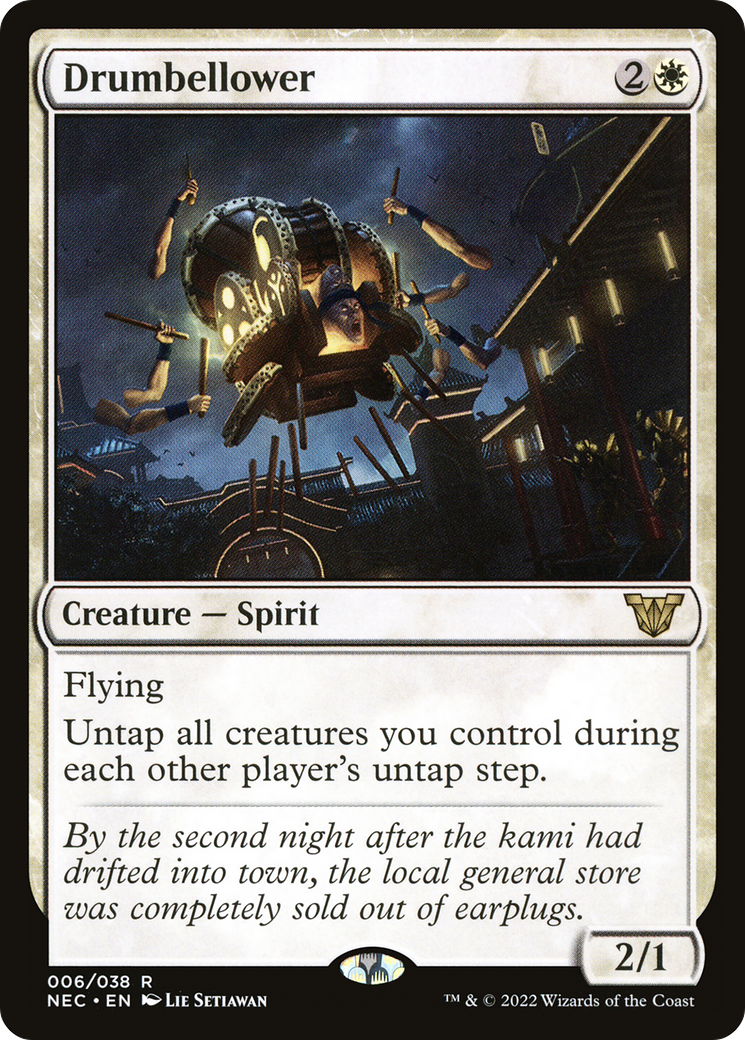 Drumbellower (NEC-006) [Neon Dynasty Commander] MTG Single Wizards of the Coast