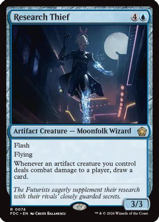 Research Thief (FDC-074) [Commander: Foundations] MTG Single Wizards of the Coast