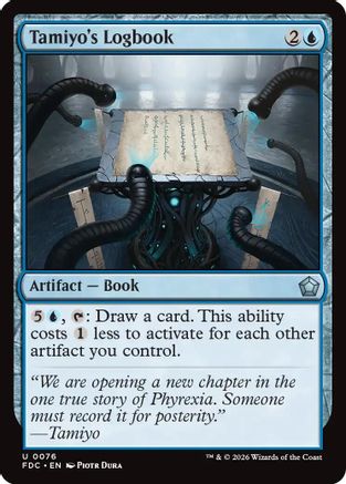 Tamiyo's Logbook (FDC-076) [Commander: Foundations] MTG Single Wizards of the Coast