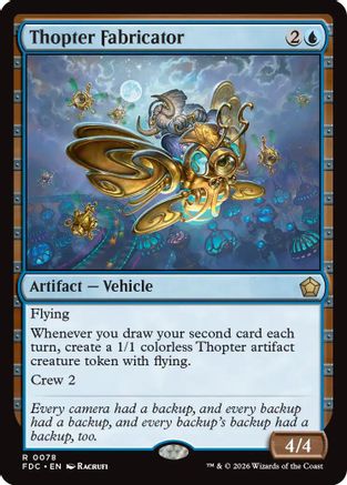 Thopter Fabricator (FDC-078) [Commander: Foundations] MTG Single Wizards of the Coast