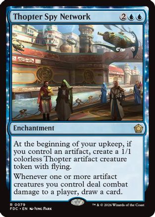 Thopter Spy Network (FDC-079) [Commander: Foundations] MTG Single Wizards of the Coast