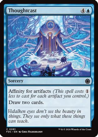 Thoughtcast (FDC-081) [Commander: Foundations] MTG Single Wizards of the Coast