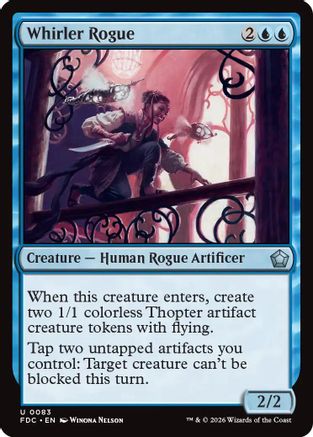 Whirler Rogue (FDC-083) [Commander: Foundations] MTG Single Wizards of the Coast