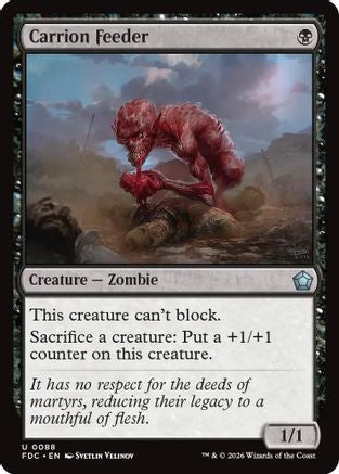 Carrion Feeder (FDC-088) [Commander: Foundations] MTG Single Wizards of the Coast
