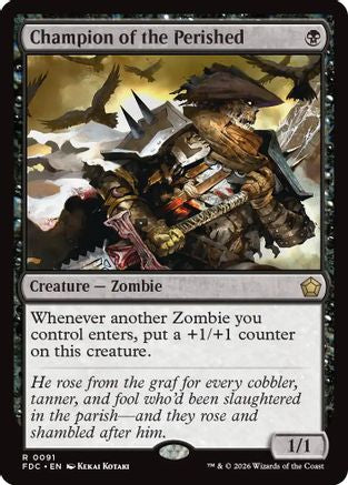 Champion of the Perished (FDC-091) [Commander: Foundations] MTG Single Wizards of the Coast