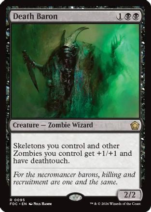 Death Baron (FDC-095) [Commander: Foundations] MTG Single Wizards of the Coast
