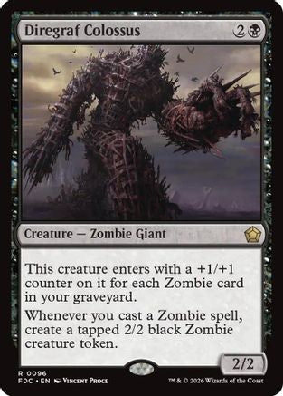Diregraf Colossus (FDC-096) [Commander: Foundations] MTG Single Wizards of the Coast