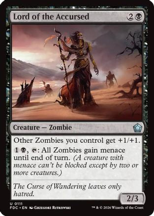 Lord of the Accursed (FDC-111) [Commander: Foundations] MTG Single Wizards of the Coast