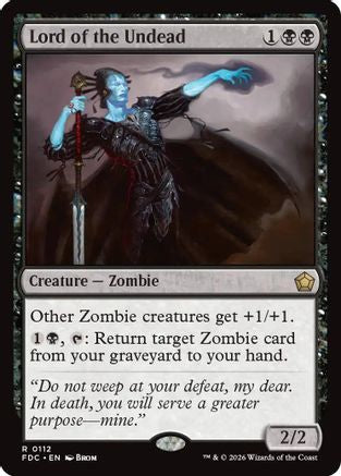 Lord of the Undead (FDC-112) [Commander: Foundations] MTG Single Wizards of the Coast