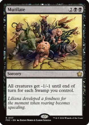 Mutilate (FDC-117) [Commander: Foundations] MTG Single Wizards of the Coast