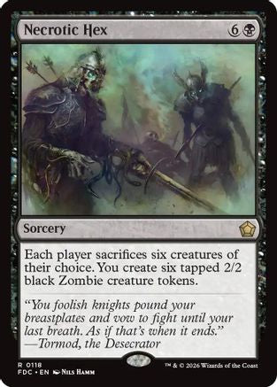 Necrotic Hex (FDC-118) [Commander: Foundations] MTG Single Wizards of the Coast