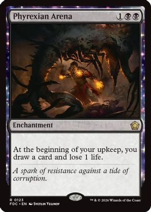 Phyrexian Arena (FDC-123) [Commander: Foundations] MTG Single Wizards of the Coast