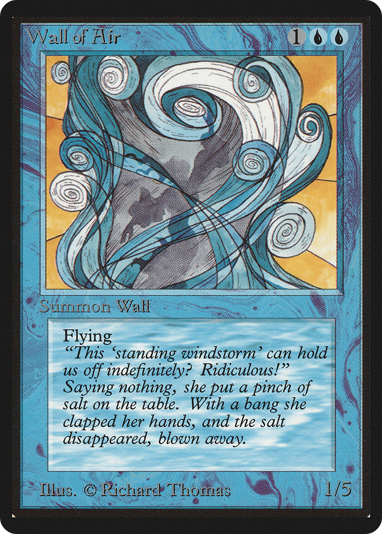 Wall of Air (LEB-) [Oldschool] Limited Edition Beta MTG Single Wizards of the Coast