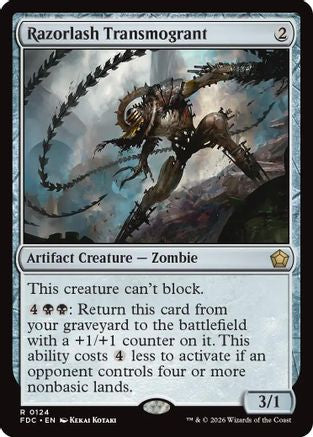 Razorlash Transmogrant (FDC-124) [Commander: Foundations] MTG Single Wizards of the Coast