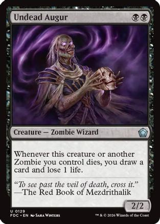 Undead Augur (FDC-129) [Commander: Foundations] MTG Single Wizards of the Coast