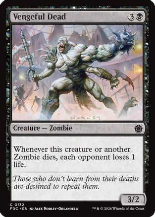 Vengeful Dead (FDC-132) [Commander: Foundations] MTG Single Wizards of the Coast