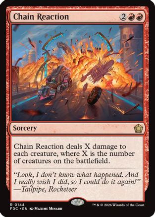 Chain Reaction (FDC-144) [Commander: Foundations] MTG Single Wizards of the Coast